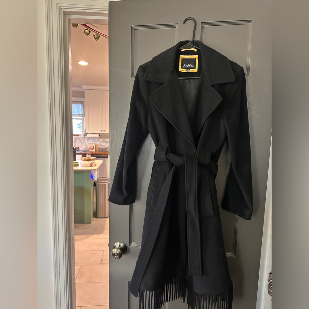 Sam Edelman Black Wool Coat
